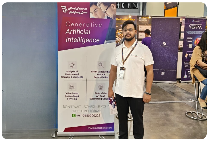 Anish Kumar, Sales & Marketing Director at Novel Patterns attending Singapore Fintech Festival 2024